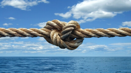 Team rope diverse strength connect partnership together teamwork unity communicate support_