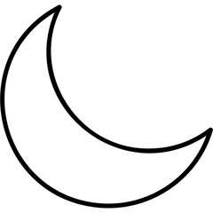 Crescent Moon Icon