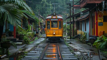 Step Back in Time: Exploring Indonesia's Heritage on the Classic Tram
