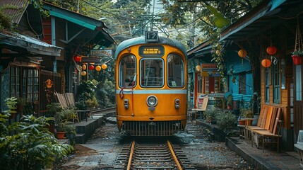 Step Back in Time: Exploring Indonesia's Heritage on the Classic Tram