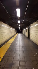 Subway Station Corridor Hallway