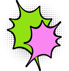 Cartoon Effect Shape Element