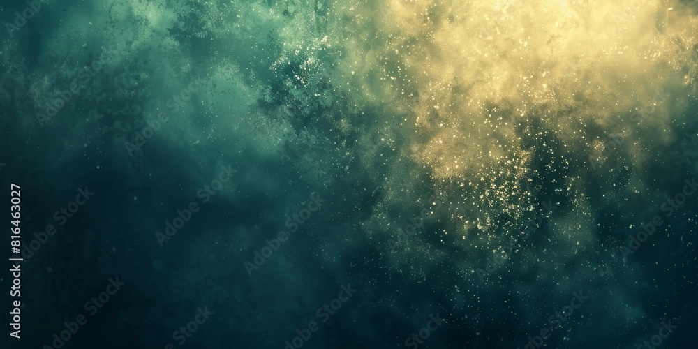 Wall mural abstract textured background wallpaper. colorful paint wall with starry night colors. underwater sun