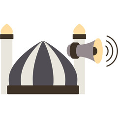 Iqama (Call To Prayer) Illustration