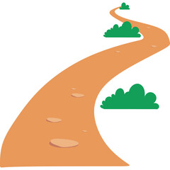 Forest Path Illustration