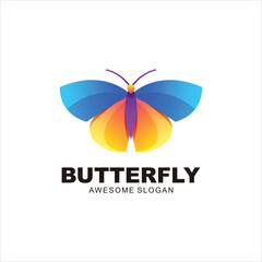 butterfly logo colorful