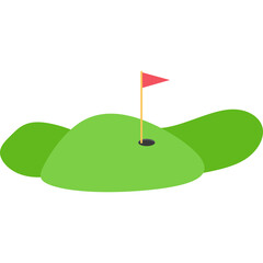 Golf Hole Flag