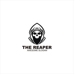 reaper mascot logo vector design