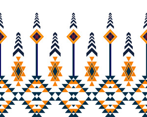 abstract Traditional geometric ethnic fabric pattern ornate elements with ethnic patterns design for textiles, rugs, clothing, sarong, scarf, batik, wrap, embroidery, print, curtain, carpet, wallpaper