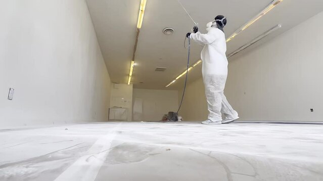  Commercial popcorn ceiling painting 