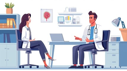 banner background of Fibromyalgia Awareness Day theme banner design for microstock, no text, and wide copy space, [A person symbolizing the anxiety often associated with fibromyalgia