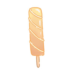 orange popsicle cilpart