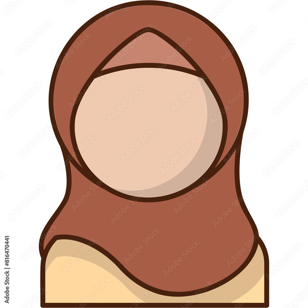 Canvas Prints Muslimah Sticker