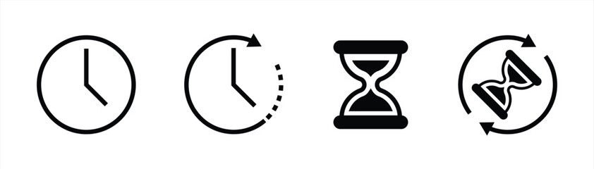 time icon. simple Timers icon vector illustration