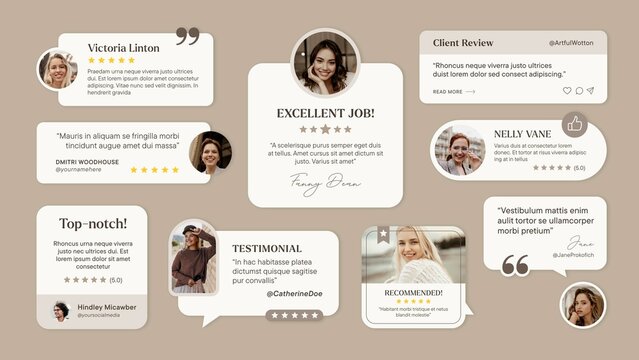 Testimonials & Quotes Video Template