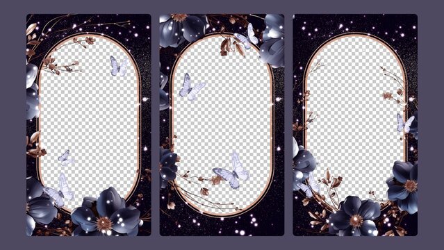 Whimsical Frame Overlay Video Template