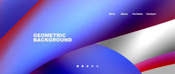 Colorful flowing shapes, wave lines with neon gradients. Vector Illustration For Wallpaper, Banner, Background, Card, Book Illustration, landing page