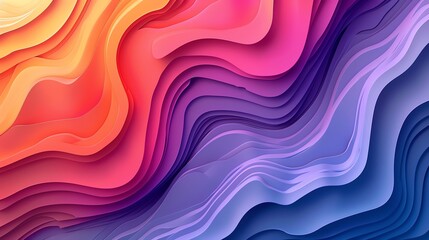 Obraz premium Gradient abstract background, smooth transitions between vibrant colors, modern and clean