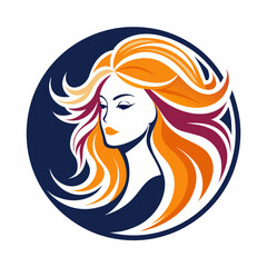  hair-pretty-woman--logo-style--minimalistic