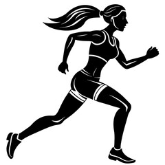 running-sport-woman-silhouette-vector--running-spo