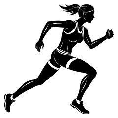 running-sport-woman-silhouette-vector--running-spo