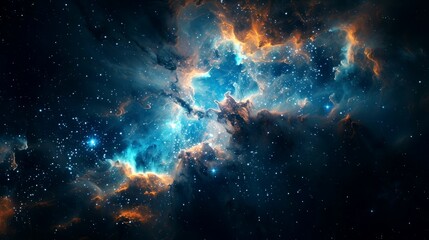Fototapeta premium nebula, galaxy, star, space background