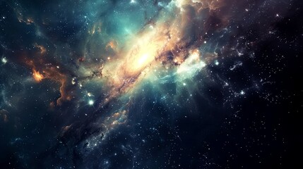 Fototapeta premium nebula, galaxy, star, space background