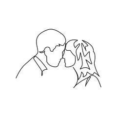Couple vector illustration