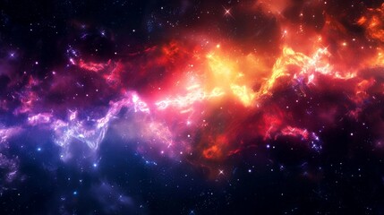 nebula, galaxy, star, space background