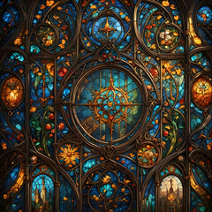 Abstract kaleidoscope background. Beautiful multicolor kaleidoscope texture. Unique kaleidoscope design