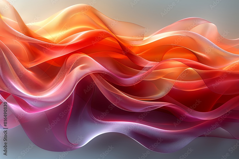 Poster sharp focus geometry: beautiful vector art with simple solid shapes