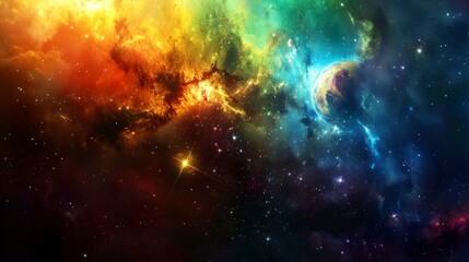 Fototapeta premium nebula, galaxy, star, space background