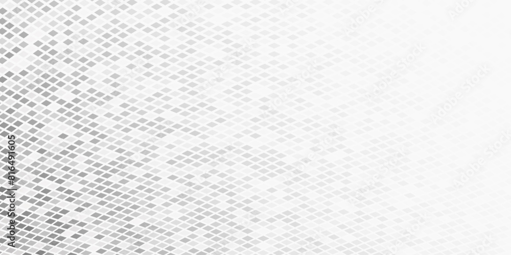 Poster semitone checkered background. disappearing and appearance gradient illustration consisting of rhomb