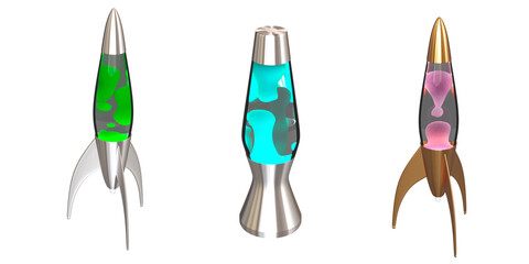 table lamp isolated on transparent background, room lamp, 3D illustration, cg render