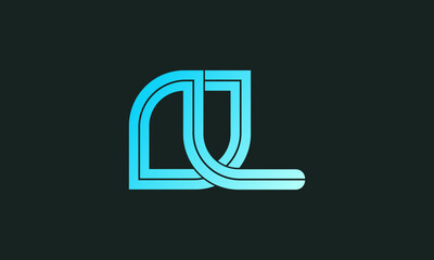 Letter Q logo design with leaf shape.