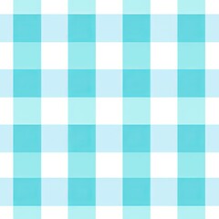 Checkered pattern in soft blue and white tones, creating a clean and minimalist geometric design for backgrounds or textiles.
