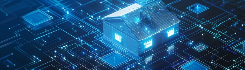 Controlled construction of a smart house using artificial intelligence and IOT