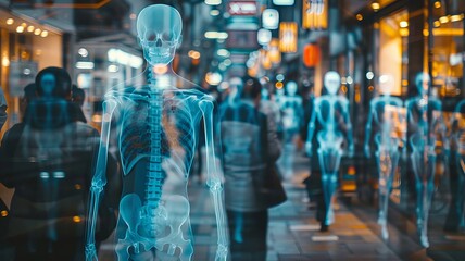 X-ray scanning - Show the use of portable X-ray technology to inspect a suspicious package