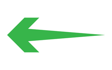 Green arrow icon. Solid green arrow pointing. 11:1