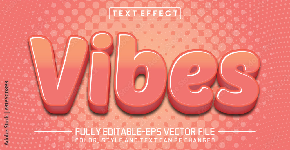 Poster Vibes font Text effect editable