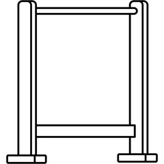 Fototapeta premium Clothesline Icon