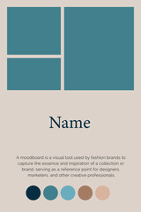 Collage for photos. Vector frame for pictures. Vector illustration