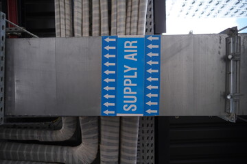 Obraz premium Supply air sign