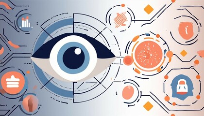 High-tech eye scanning for secure digital identification