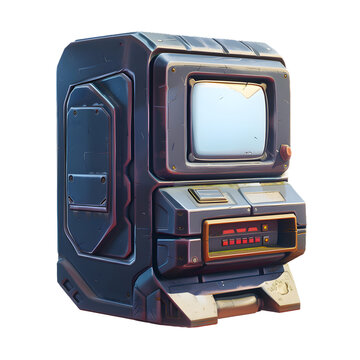 Computer game asset 3D object, PNG image, no background