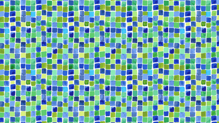 Fototapeta premium 青いタイルのテクスチャ背景