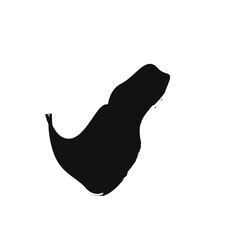 New Year's card, brush writing, vector, Japanese, gold color, gold leaf, Japanese pattern, set, brush, brush line, wave, frame, background, New Year,