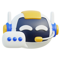 AI Chat Bot 3D Design