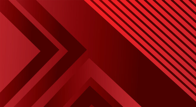 Abstract geometric pattern, bold red background, dynamic angular shapes, agonal lines, monochromatic, minimalist composition, 