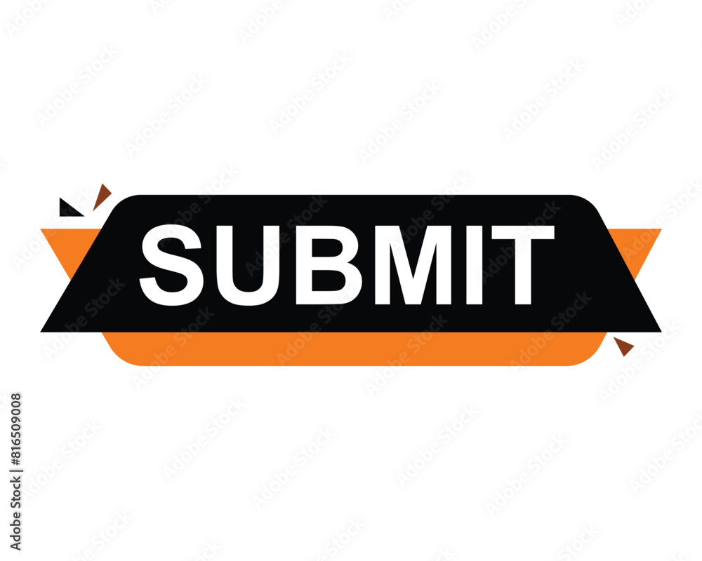 Fototapete submit web button for website. submit button eps